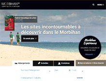 Tablet Screenshot of morbihan.com